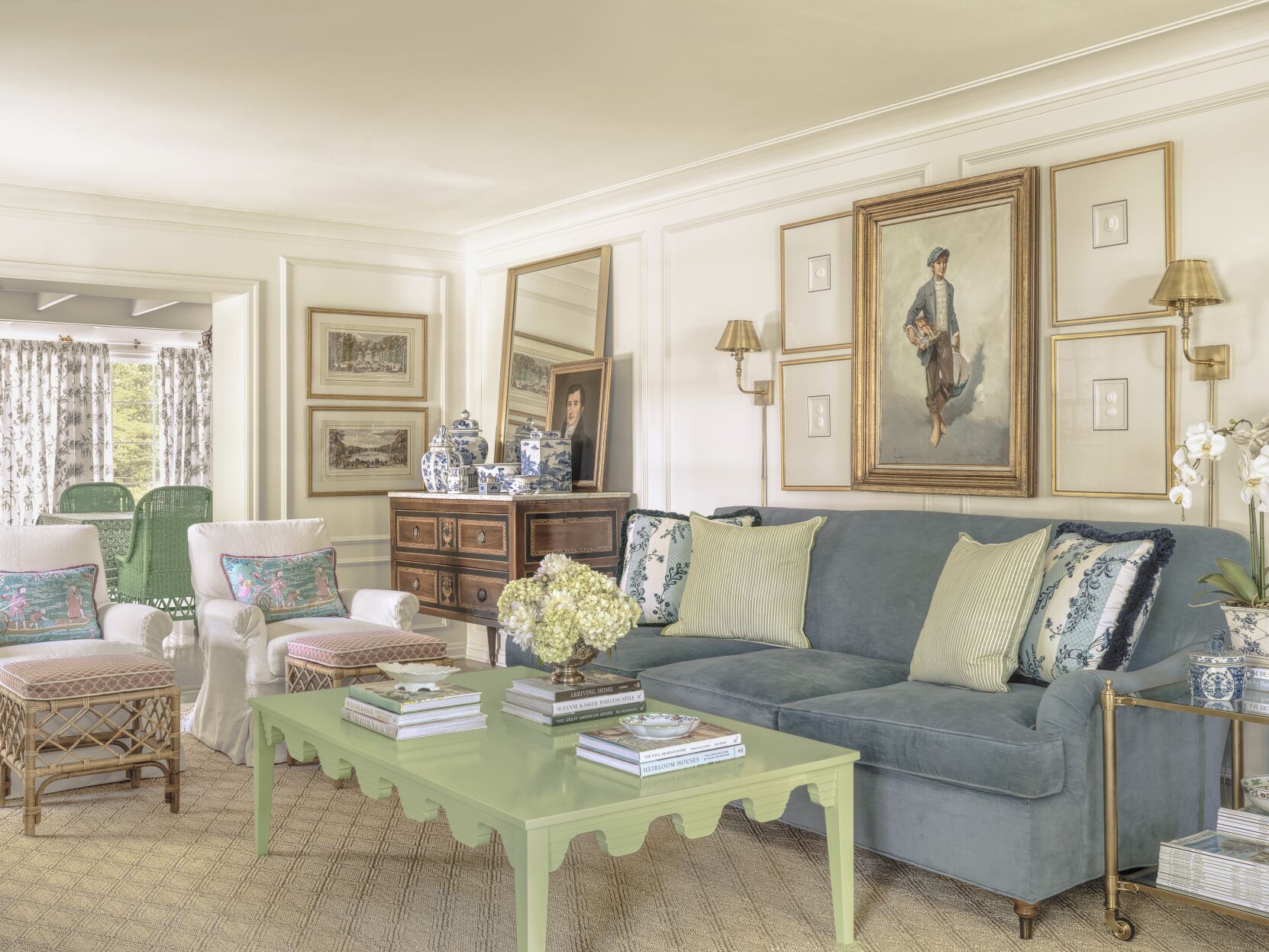 The living room